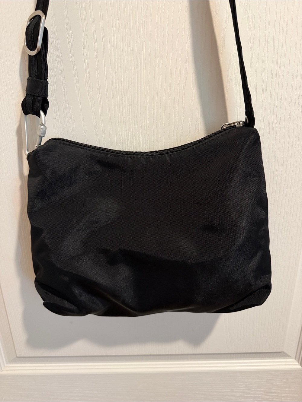 Travelon Black Nylon Crossbody Bag with Adjustable Strap - Picture 7 of 16